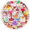 100 Pack Candyland Stickers – Vibrant Candy Land Party Favors & Birthday Decorations – Waterproof Sweet Treat Decals for Water Bottles, Laptops & Goodie Bags – Lollipop & Donut Theme Party Supplies – Bulk Candy Kingdom Stickers for Kids